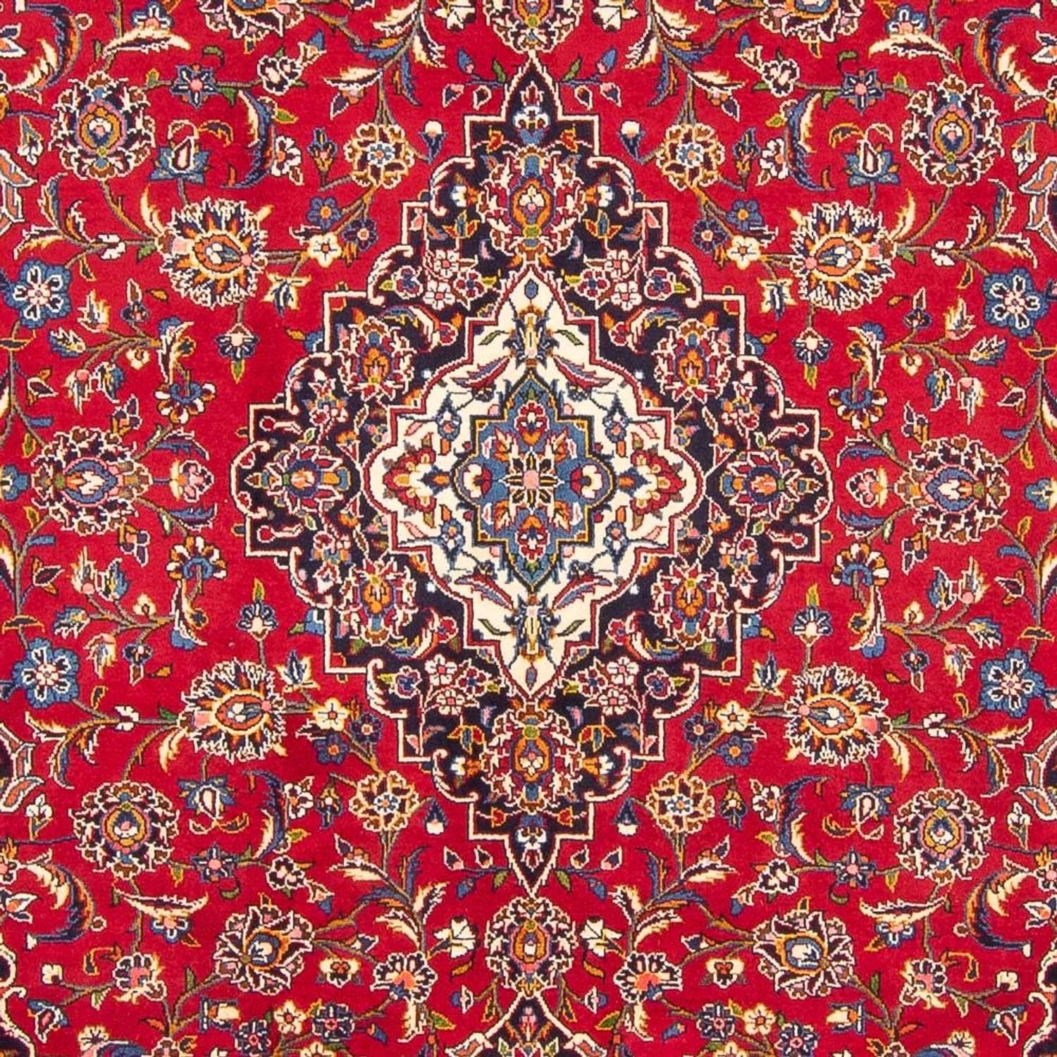 Alfombra persa - Keshan - 337 x 246 cm - rojo