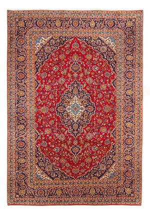 Alfombra persa - Keshan - 343 x 242 cm - rojo