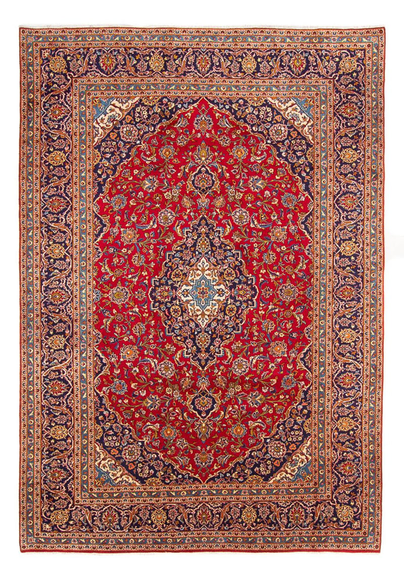 Alfombra persa - Keshan - 343 x 242 cm - rojo