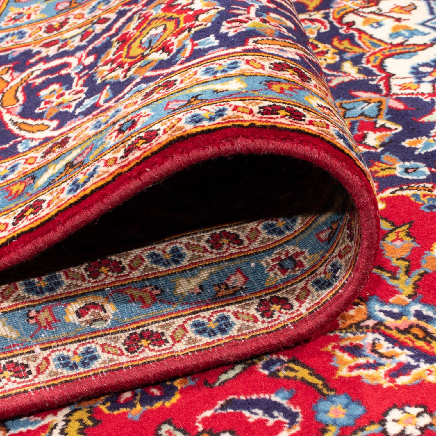 Alfombra persa - Keshan - 343 x 242 cm - rojo