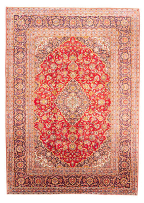 Alfombra persa - Keshan - 344 x 243 cm - rojo