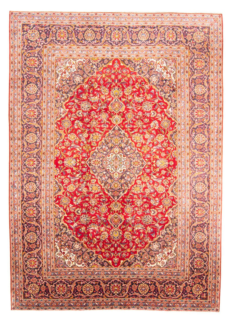 Alfombra persa - Keshan - 344 x 243 cm - rojo