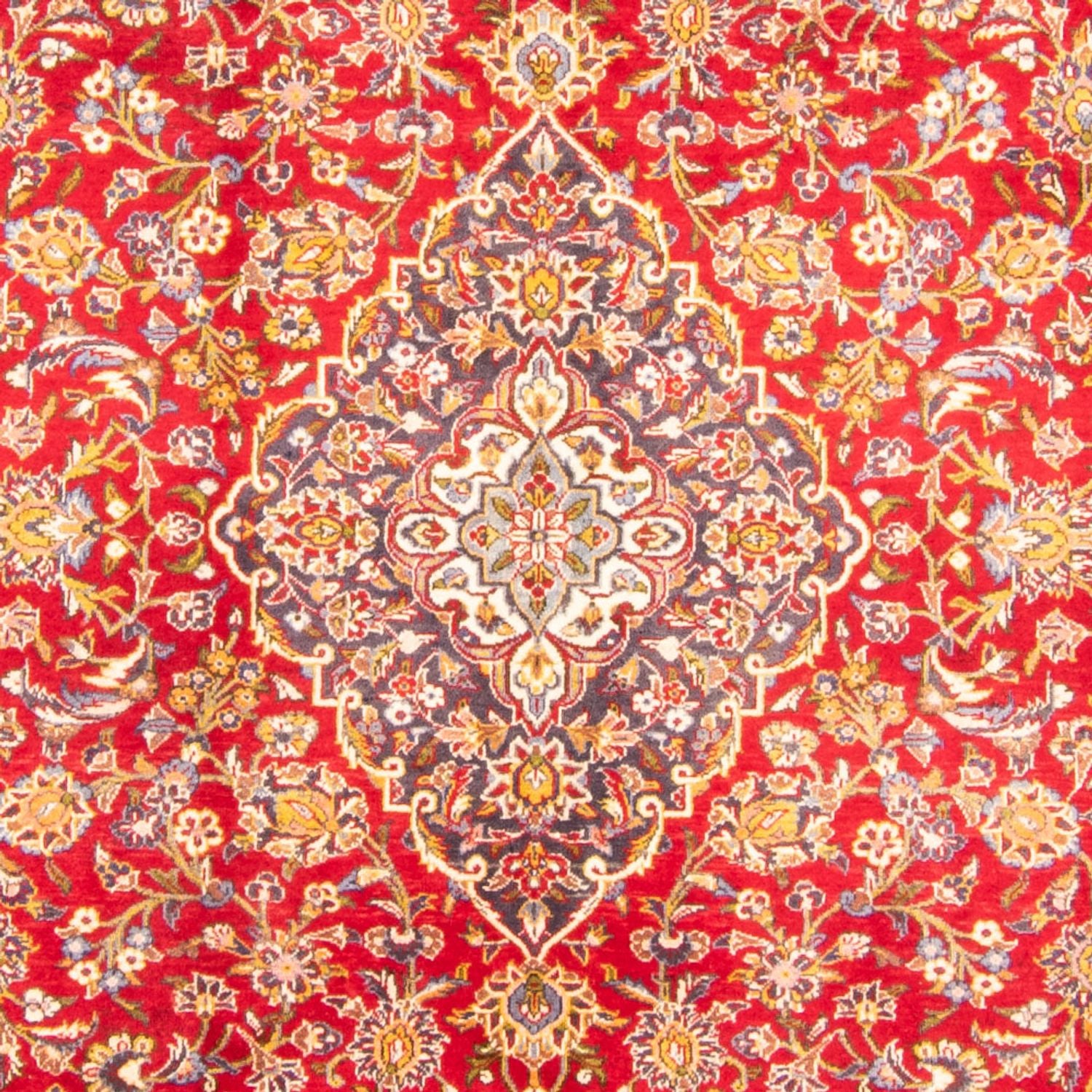 Alfombra persa - Keshan - 344 x 243 cm - rojo