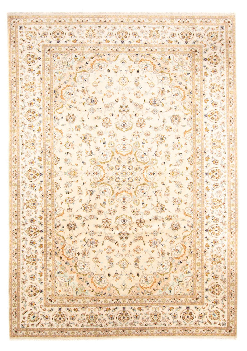 Alfombra persa - Keshan - 344 x 243 cm - crema
