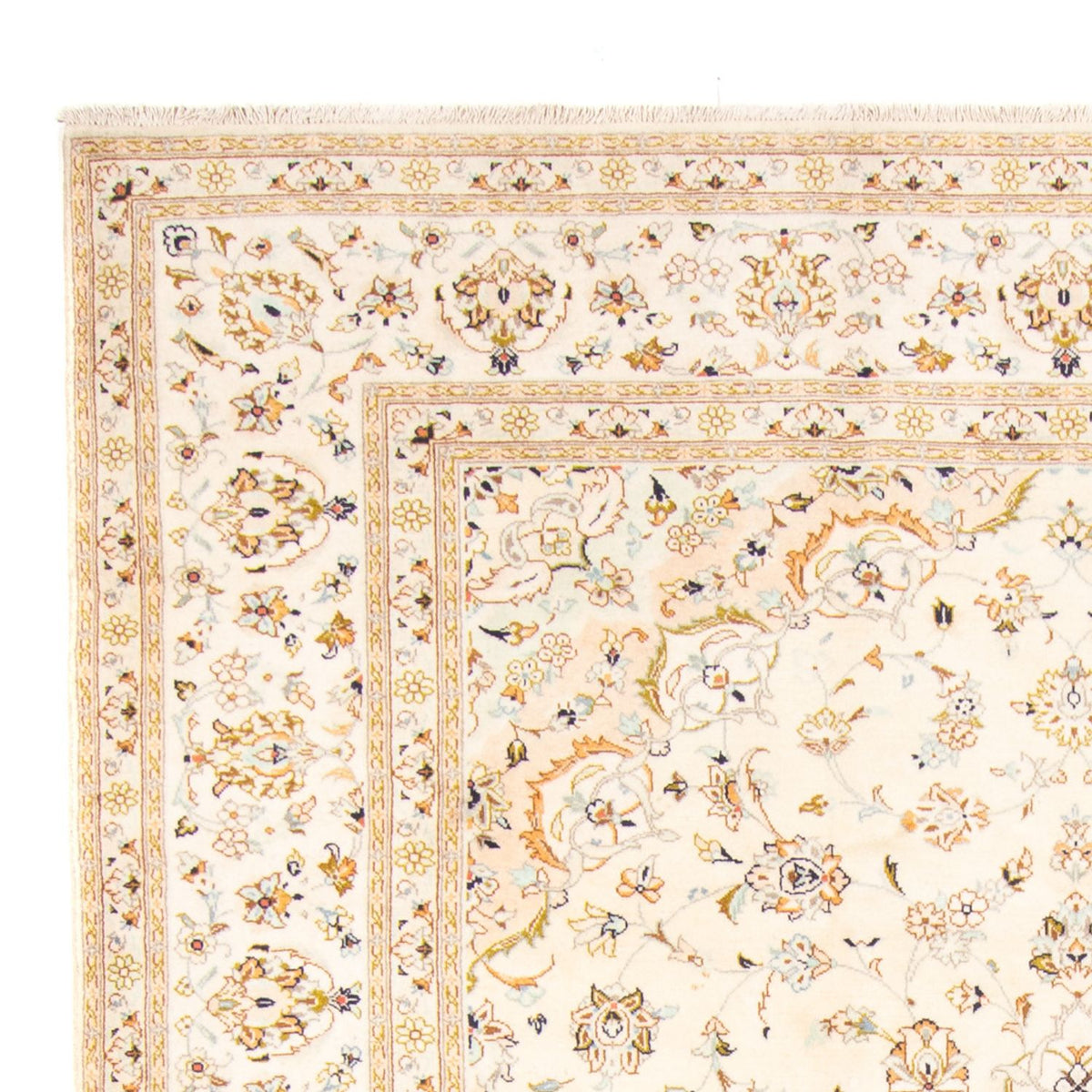 Alfombra persa - Keshan - 344 x 243 cm - crema