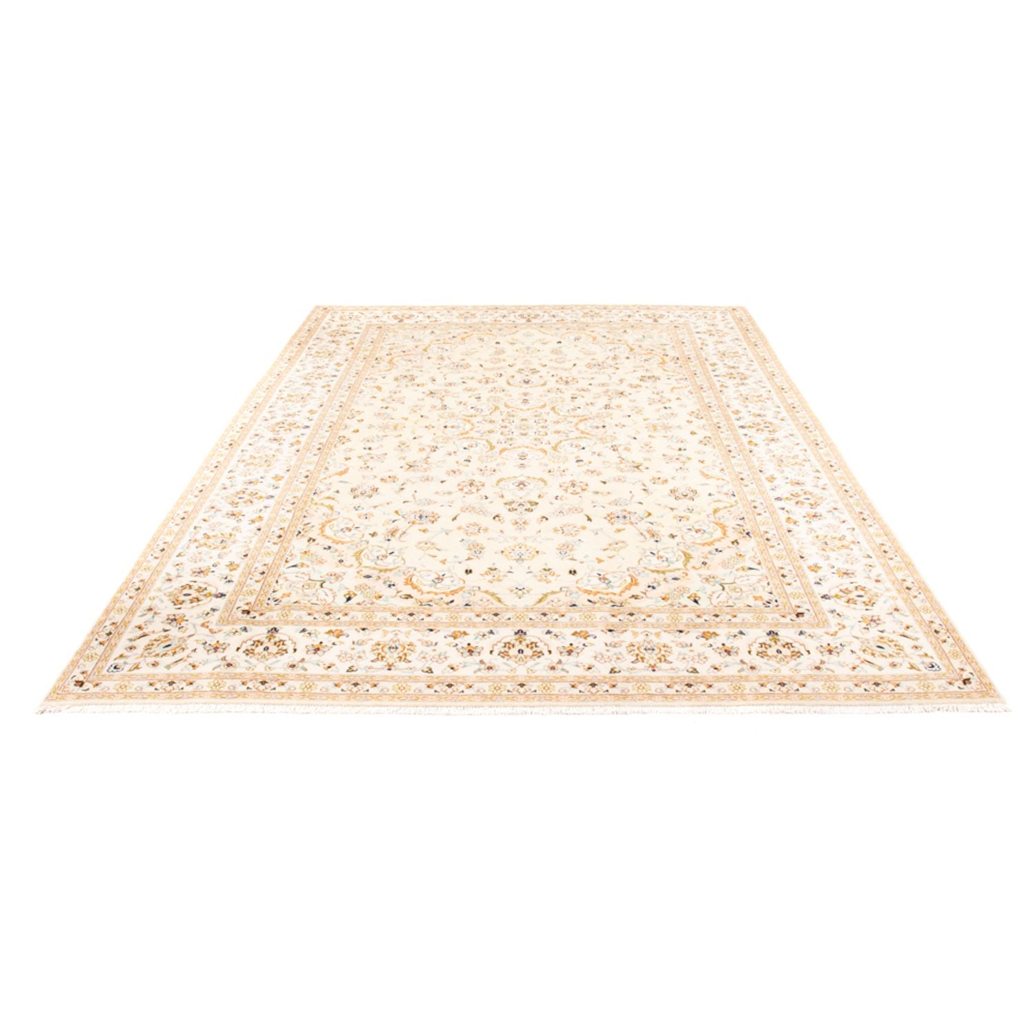 Alfombra persa - Keshan - 344 x 243 cm - crema