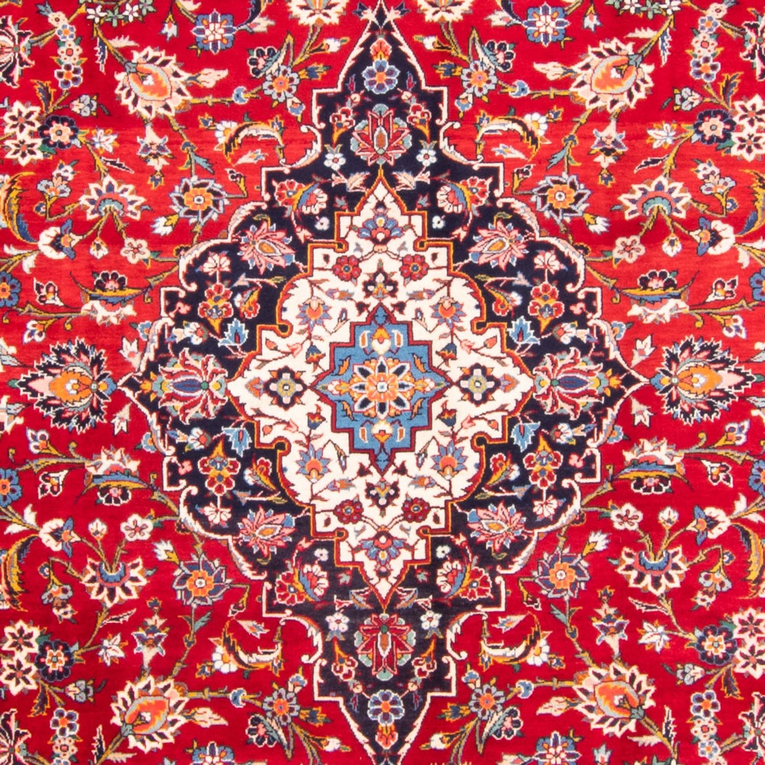 Alfombra persa - Keshan - 347 x 242 cm - rojo
