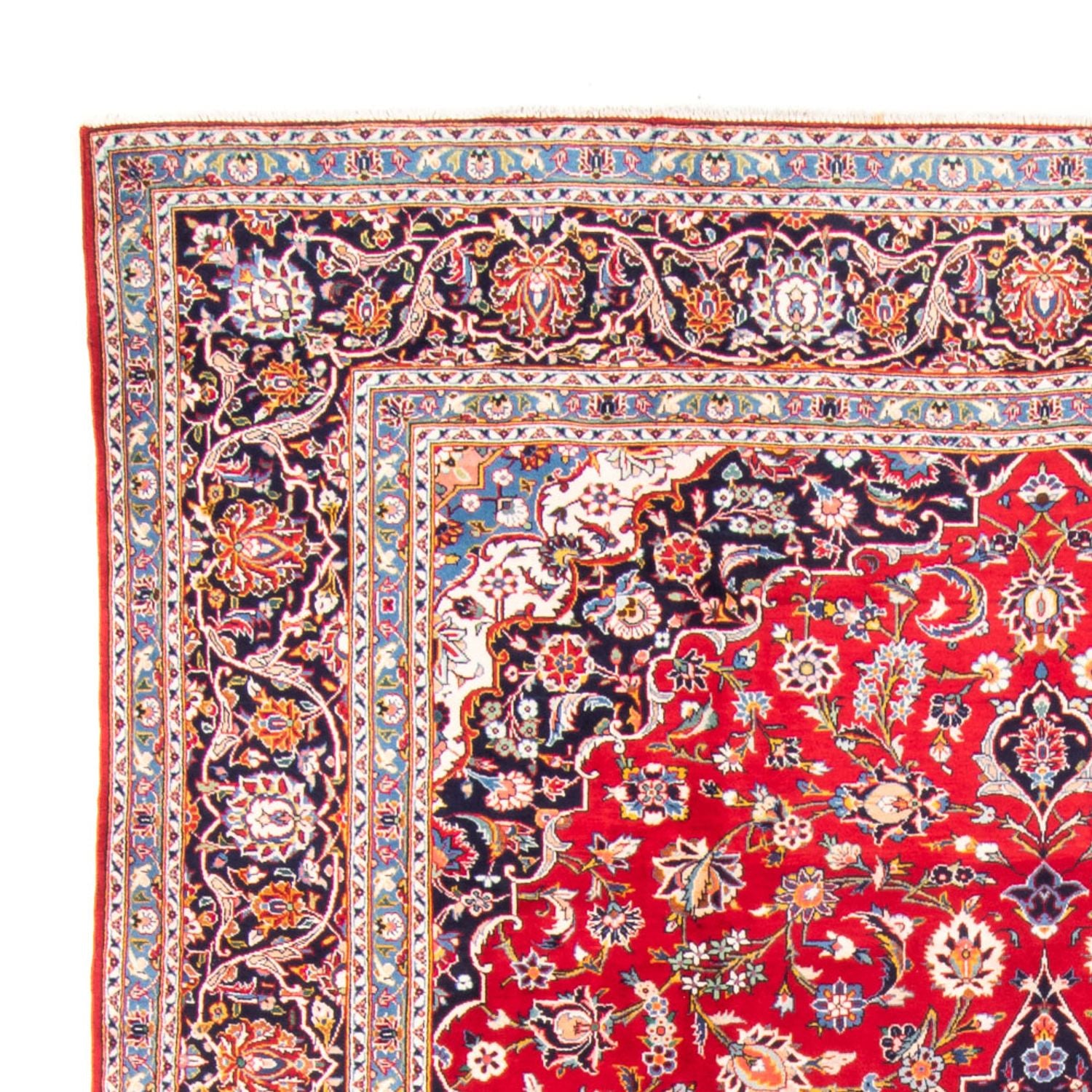 Alfombra persa - Keshan - 347 x 242 cm - rojo