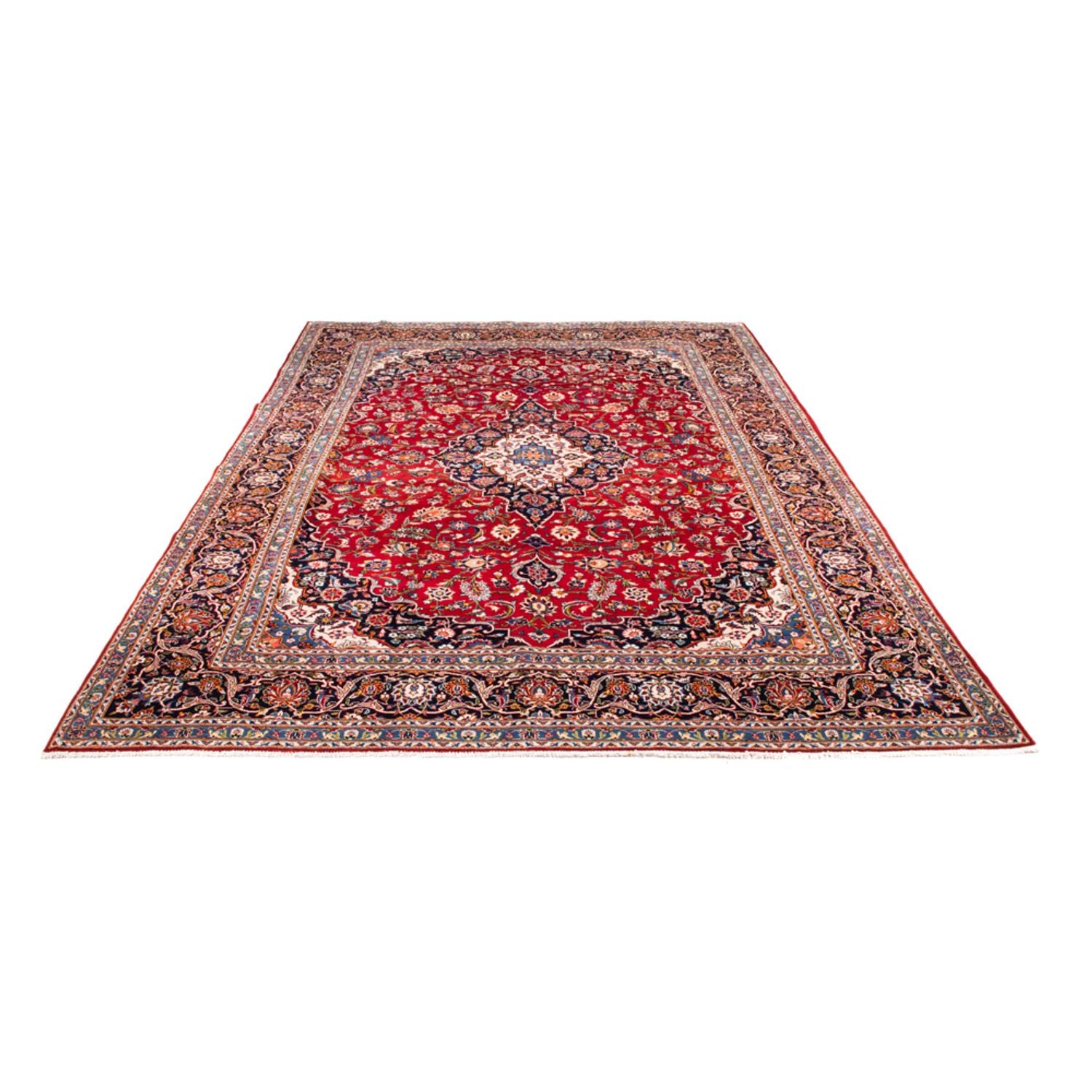 Alfombra persa - Keshan - 347 x 242 cm - rojo