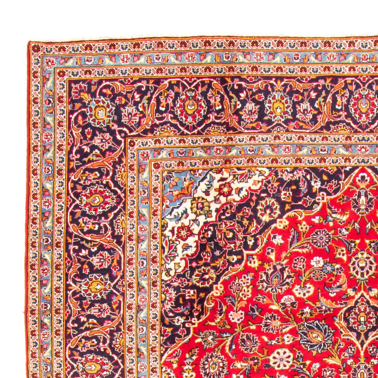 Alfombra persa - Keshan - 340 x 247 cm - rojo