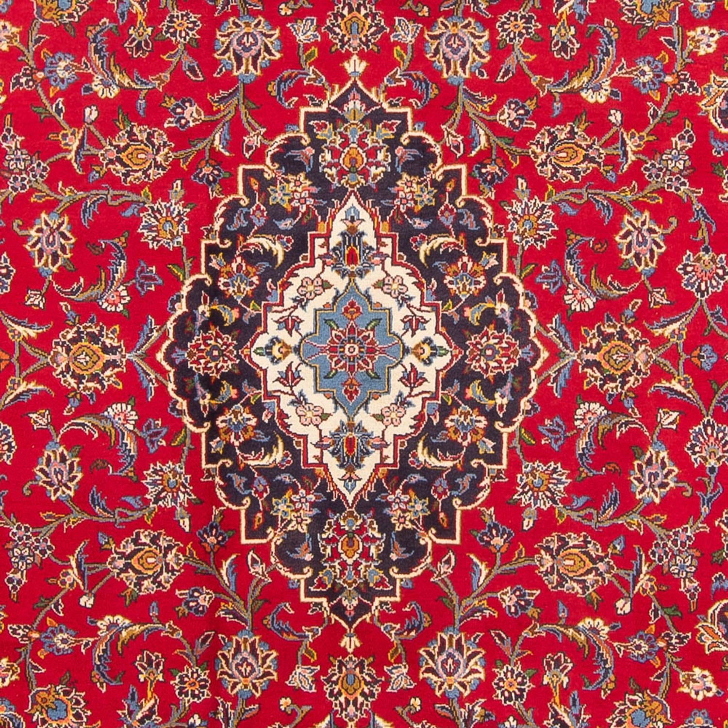 Alfombra persa - Keshan - 350 x 240 cm - rojo