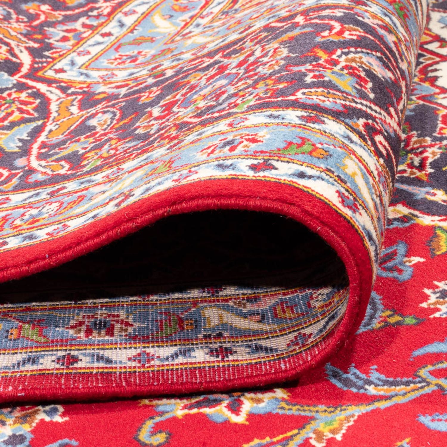 Alfombra persa - Keshan - 350 x 240 cm - rojo