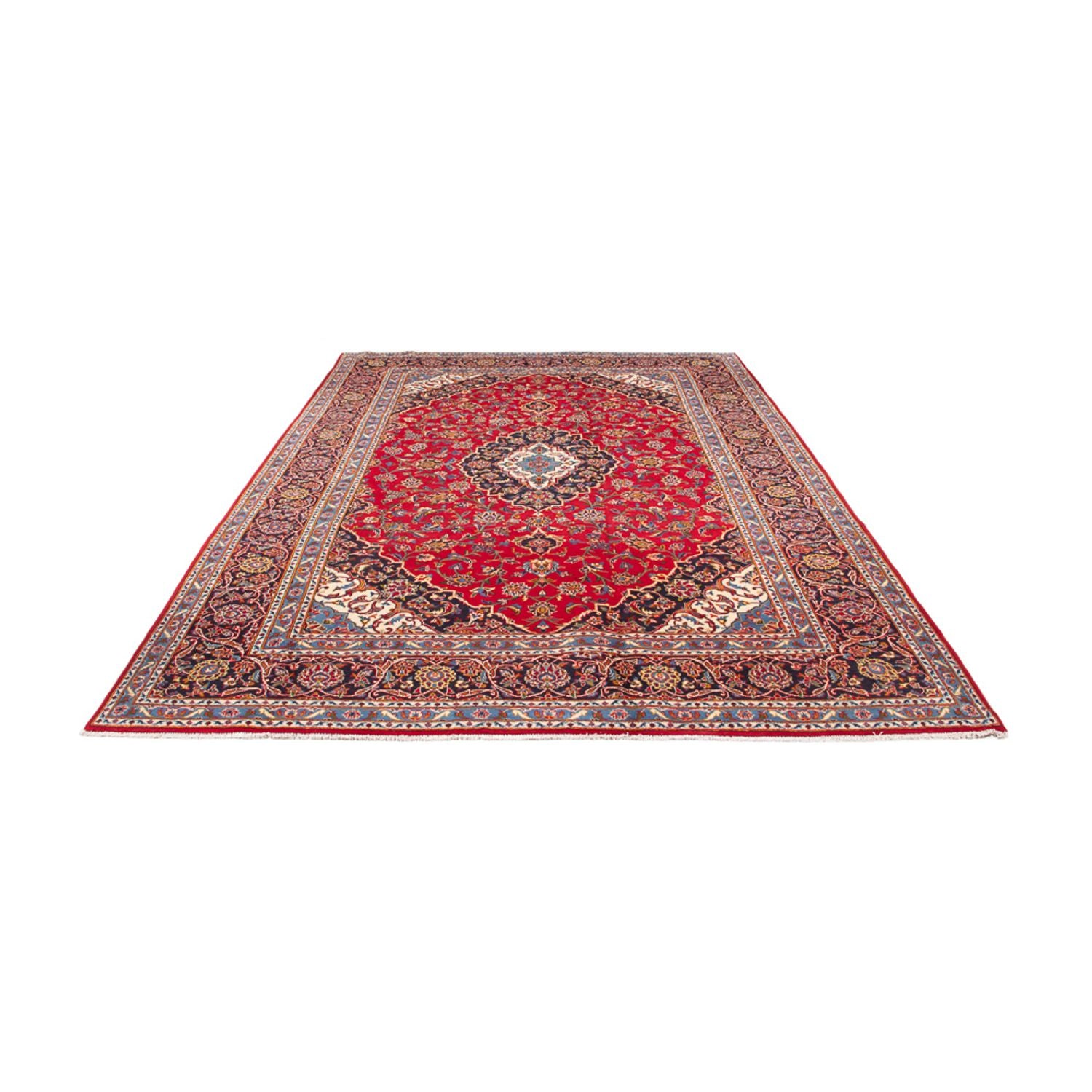 Alfombra persa - Keshan - 350 x 240 cm - rojo