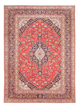 Alfombra persa - Keshan - 345 x 244 cm - rojo