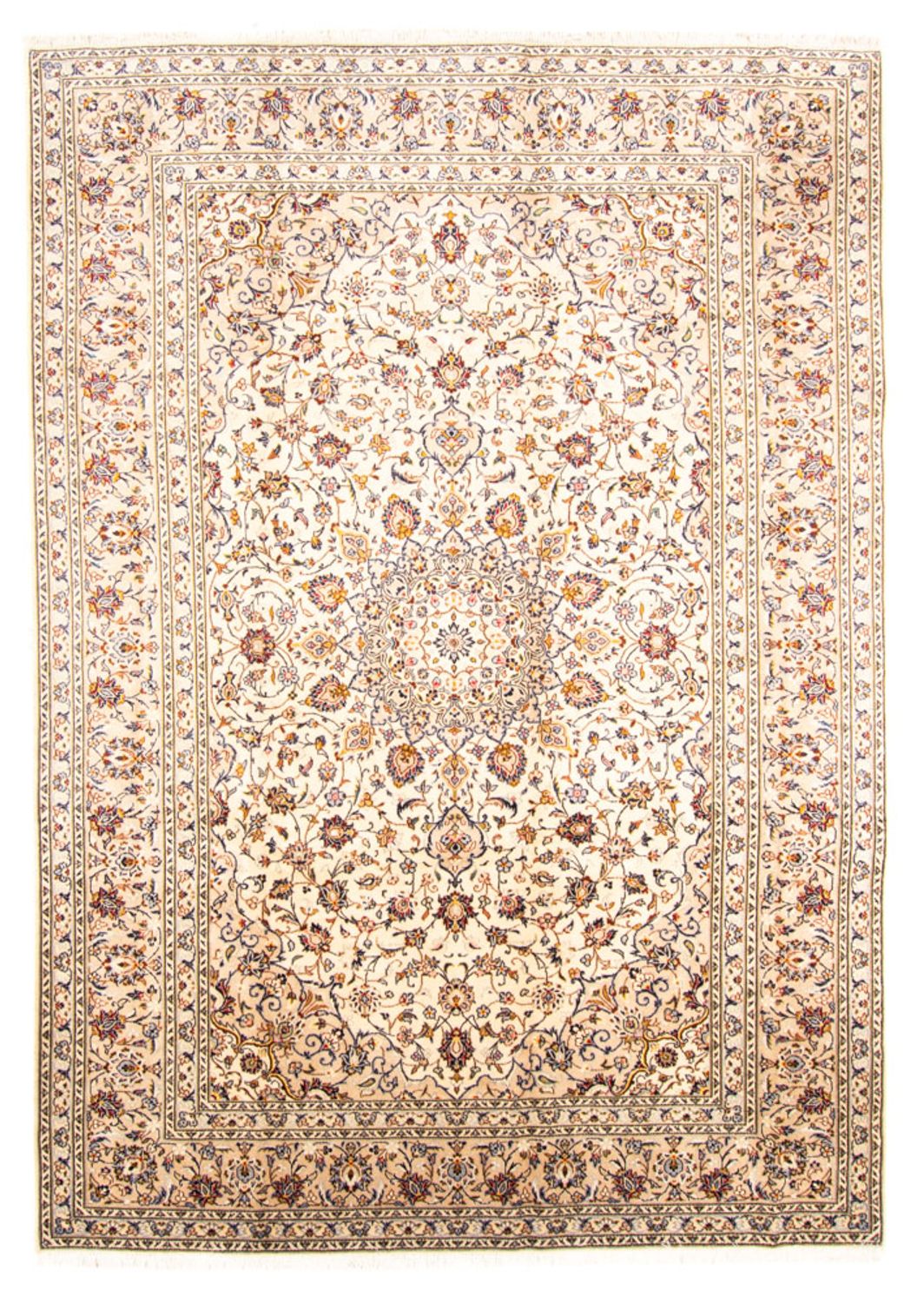 Alfombra persa - Keshan - 347 x 243 cm - crema