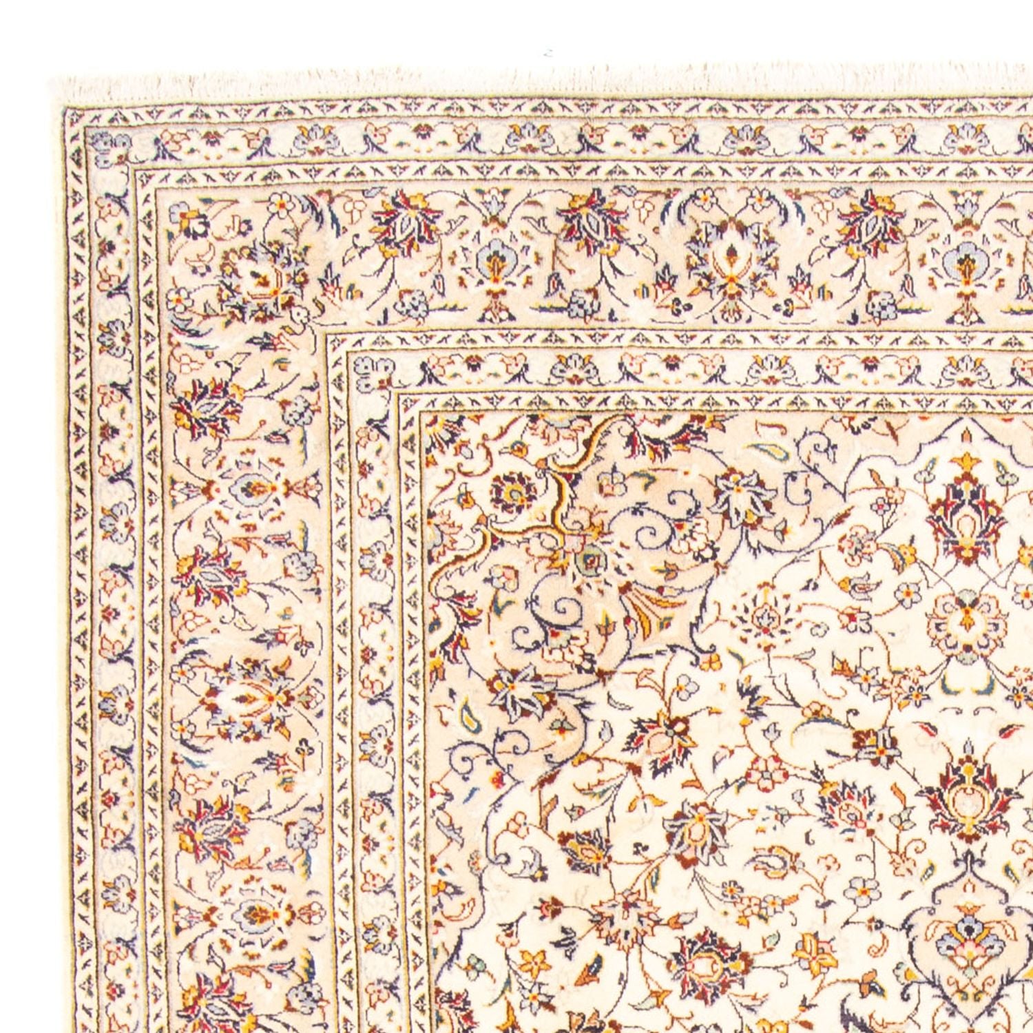 Alfombra persa - Keshan - 347 x 243 cm - crema