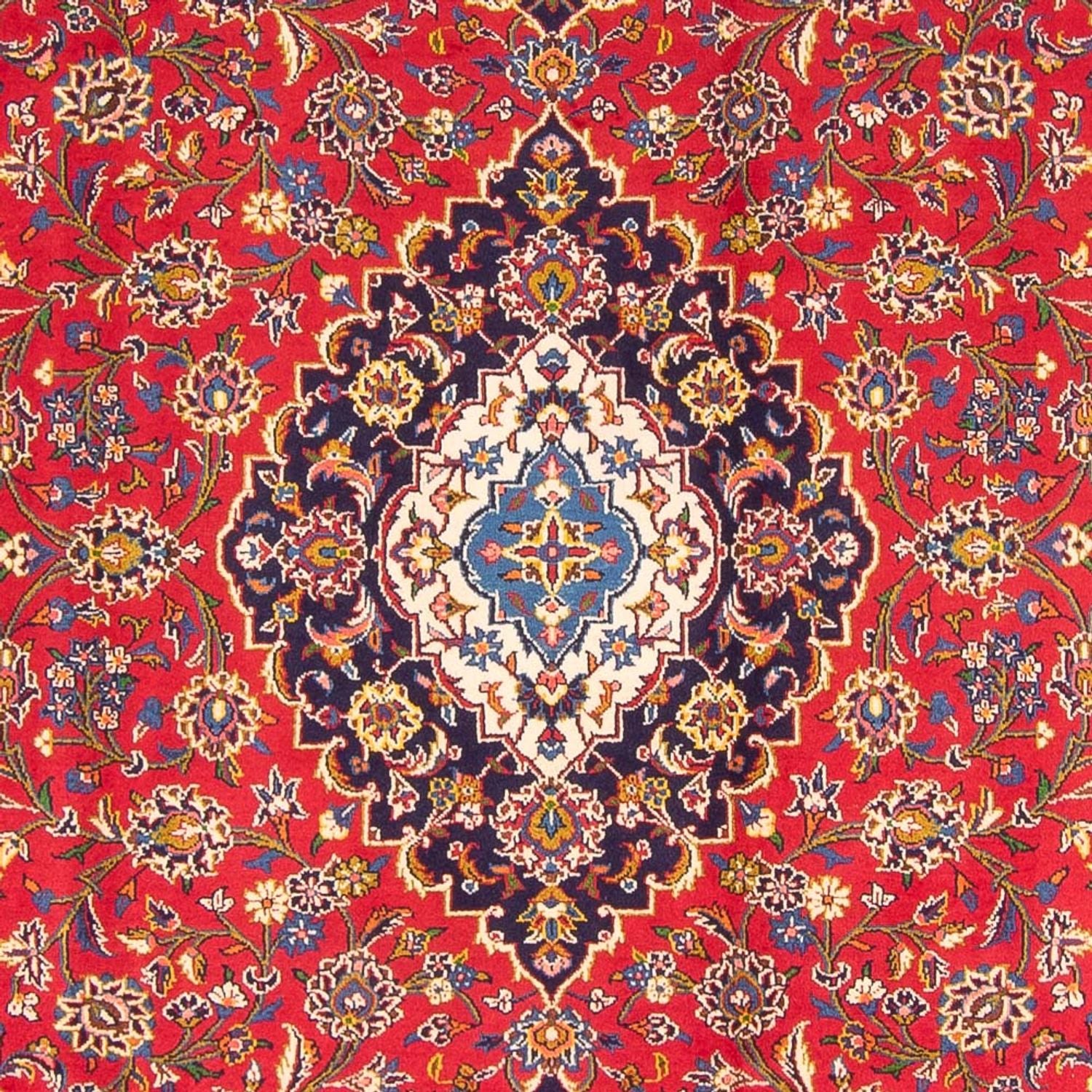 Alfombra persa - Keshan - 343 x 247 cm - rojo
