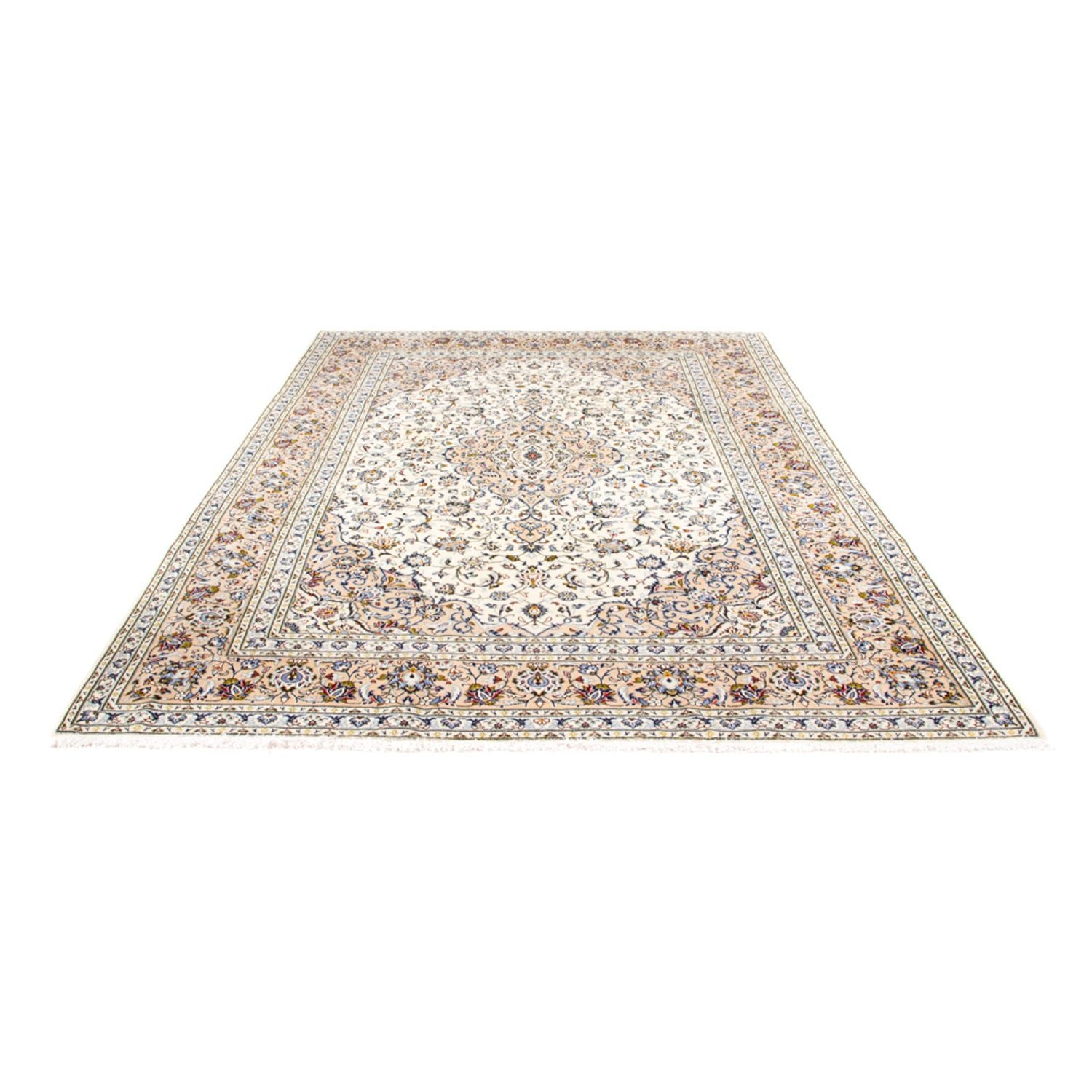 Alfombra persa - Keshan - 347 x 244 cm - crema