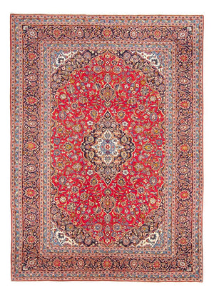 Alfombra persa - Keshan - 343 x 247 cm - rojo