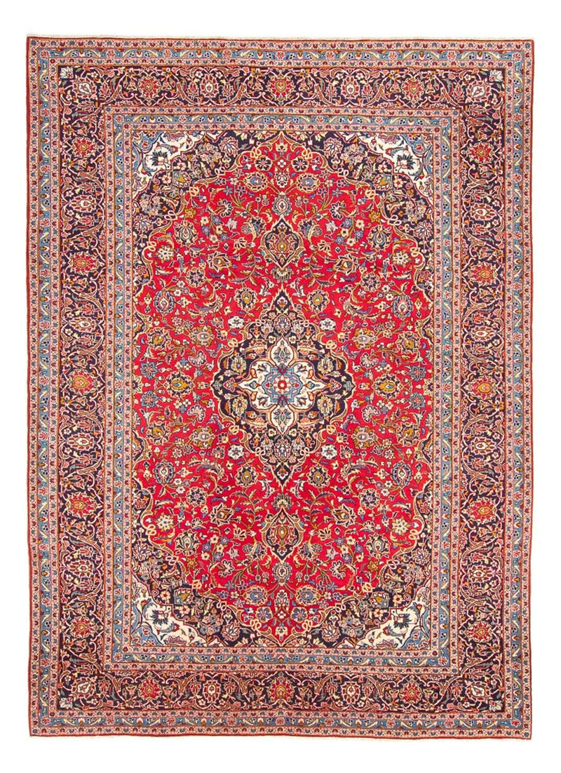 Alfombra persa - Keshan - 343 x 247 cm - rojo