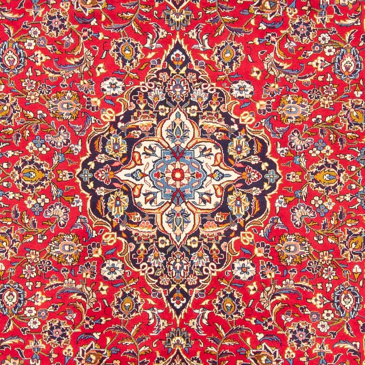 Alfombra persa - Keshan - 343 x 247 cm - rojo