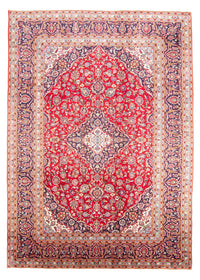 Alfombra persa - Keshan - 349 x 243 cm - rojo