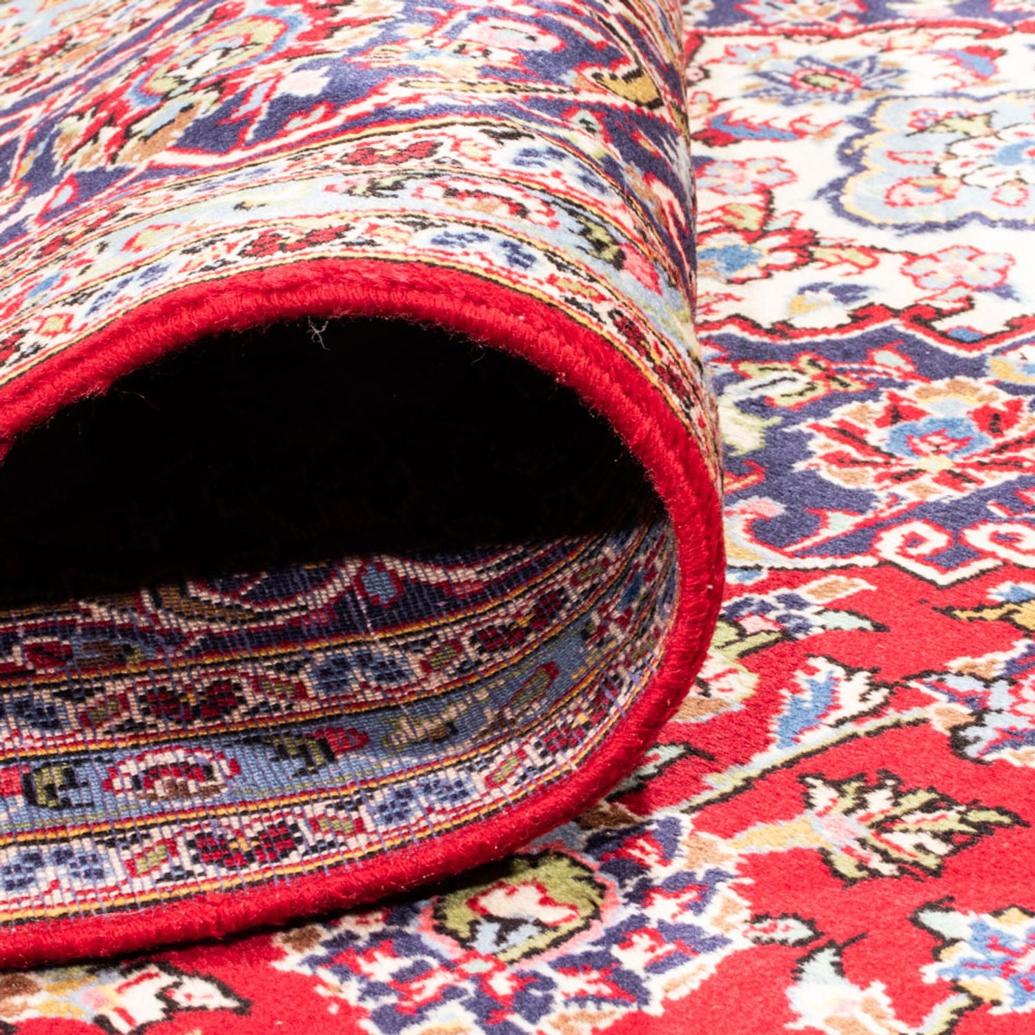 Alfombra persa - Keshan - 349 x 243 cm - rojo