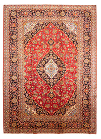 Alfombra persa - Keshan - 343 x 248 cm - rojo