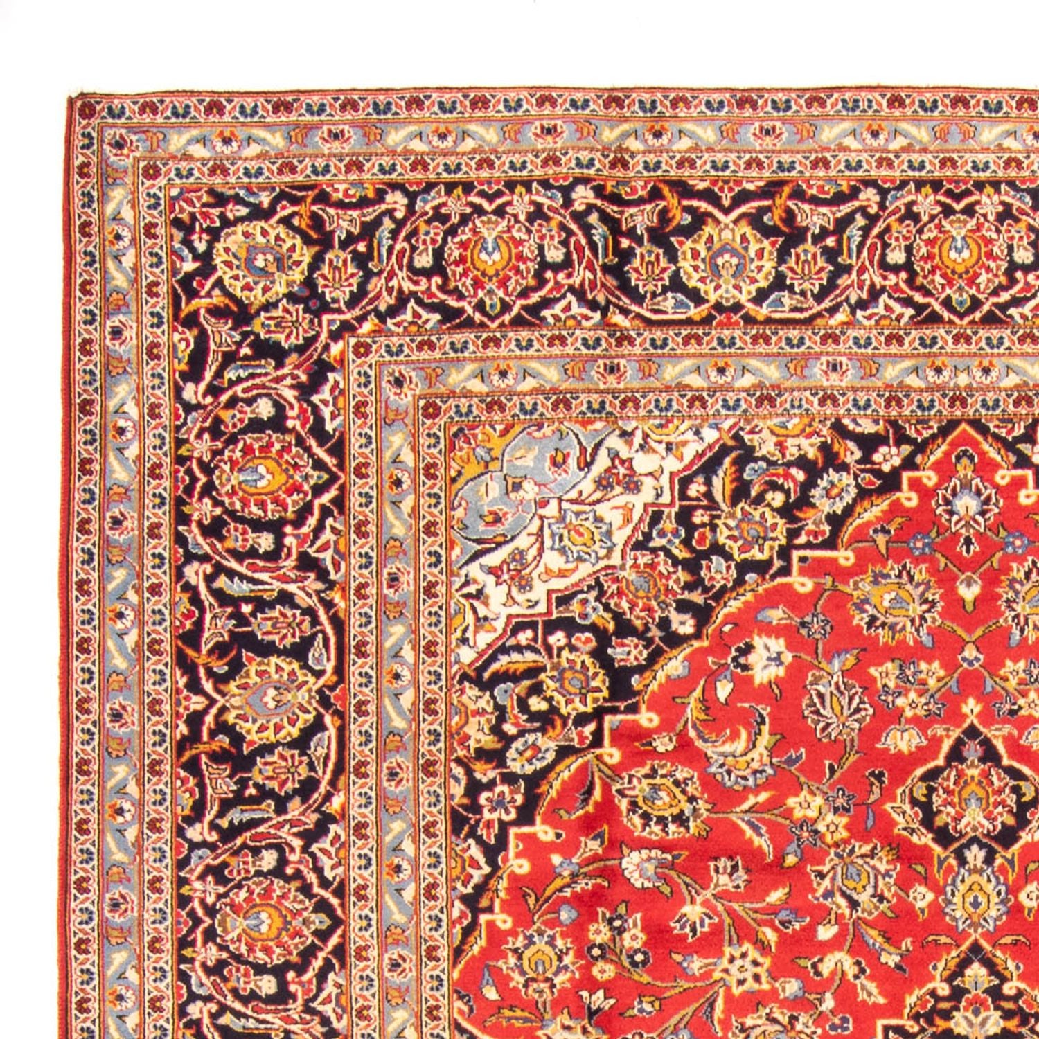 Alfombra persa - Keshan - 343 x 248 cm - rojo