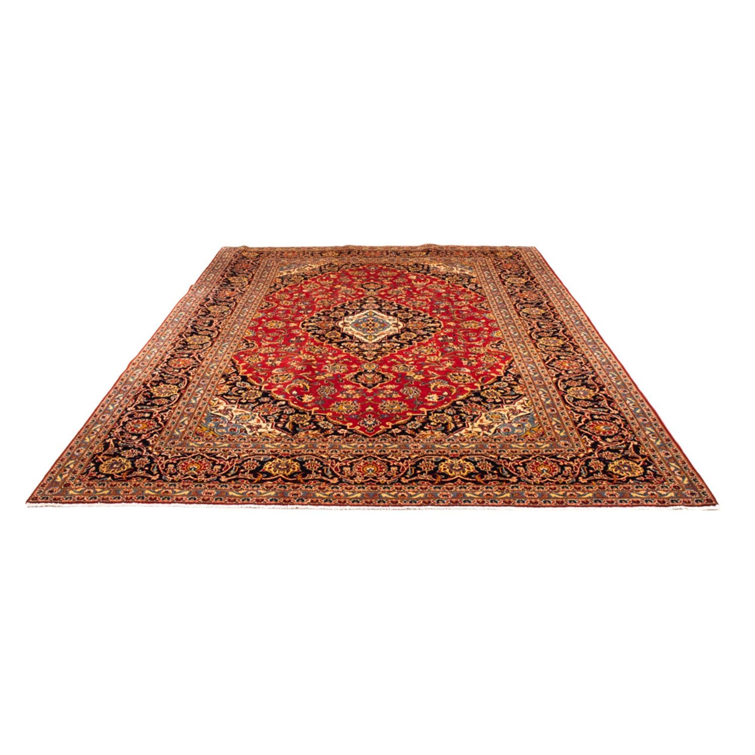 Alfombra persa - Keshan - 343 x 248 cm - rojo