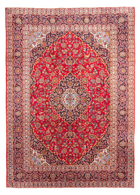 Alfombra persa - Keshan - 350 x 243 cm - rojo