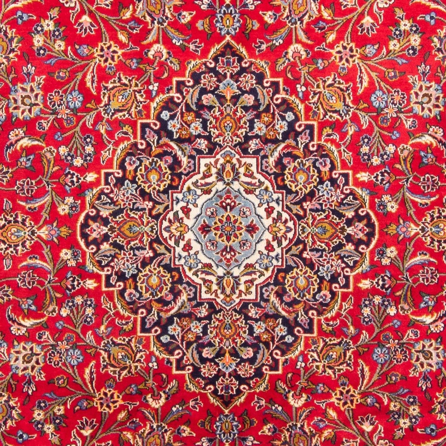 Alfombra persa - Keshan - 350 x 243 cm - rojo