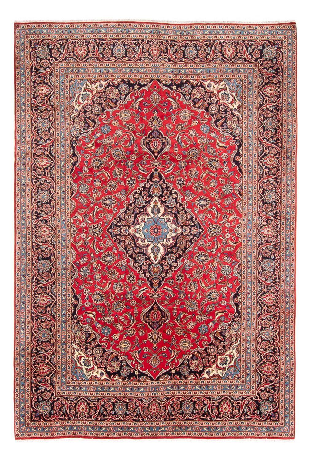 Alfombra persa - Keshan - 348 x 245 cm - rojo