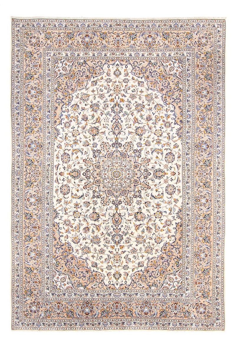 Alfombra persa - Keshan - 356 x 240 cm - crema