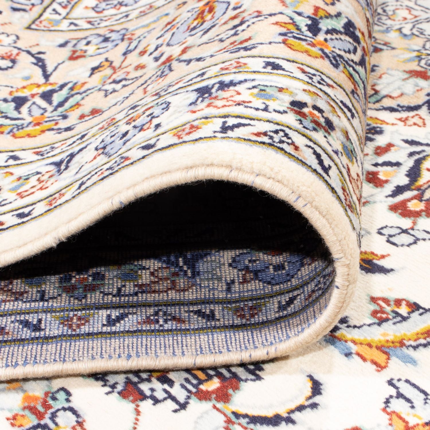 Alfombra persa - Keshan - 356 x 240 cm - crema