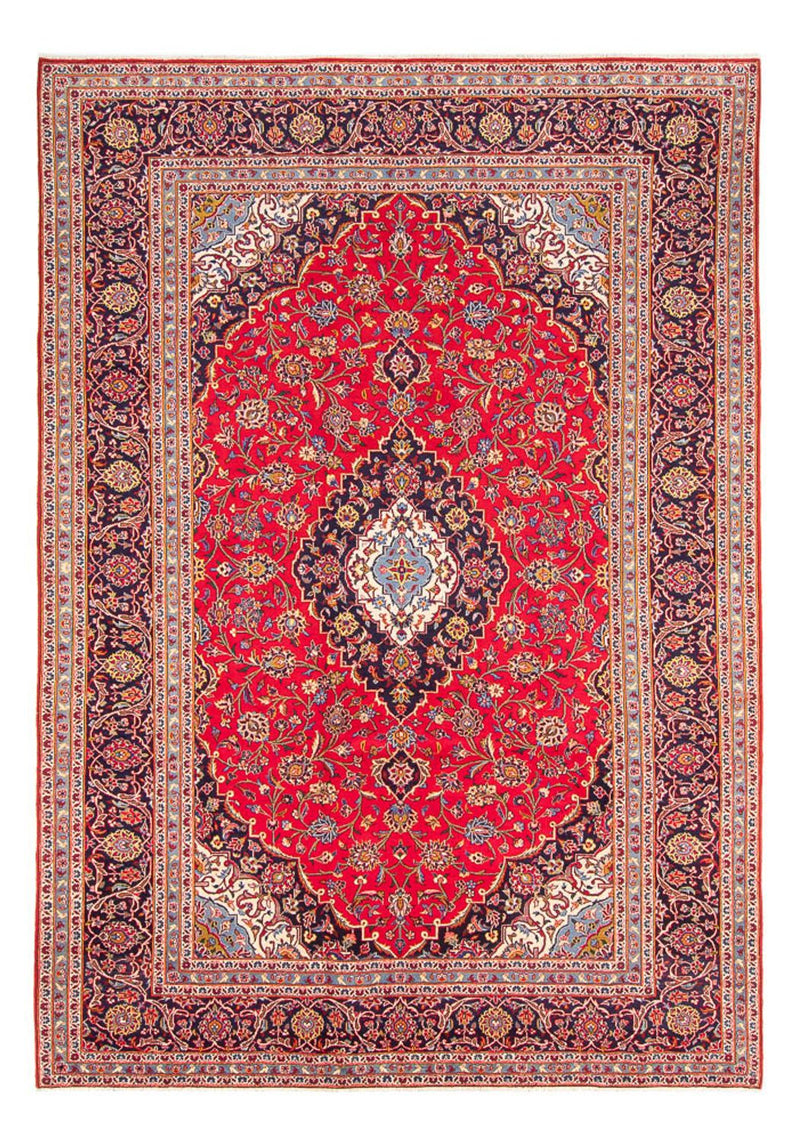 Alfombra persa - Keshan - 346 x 247 cm - rojo