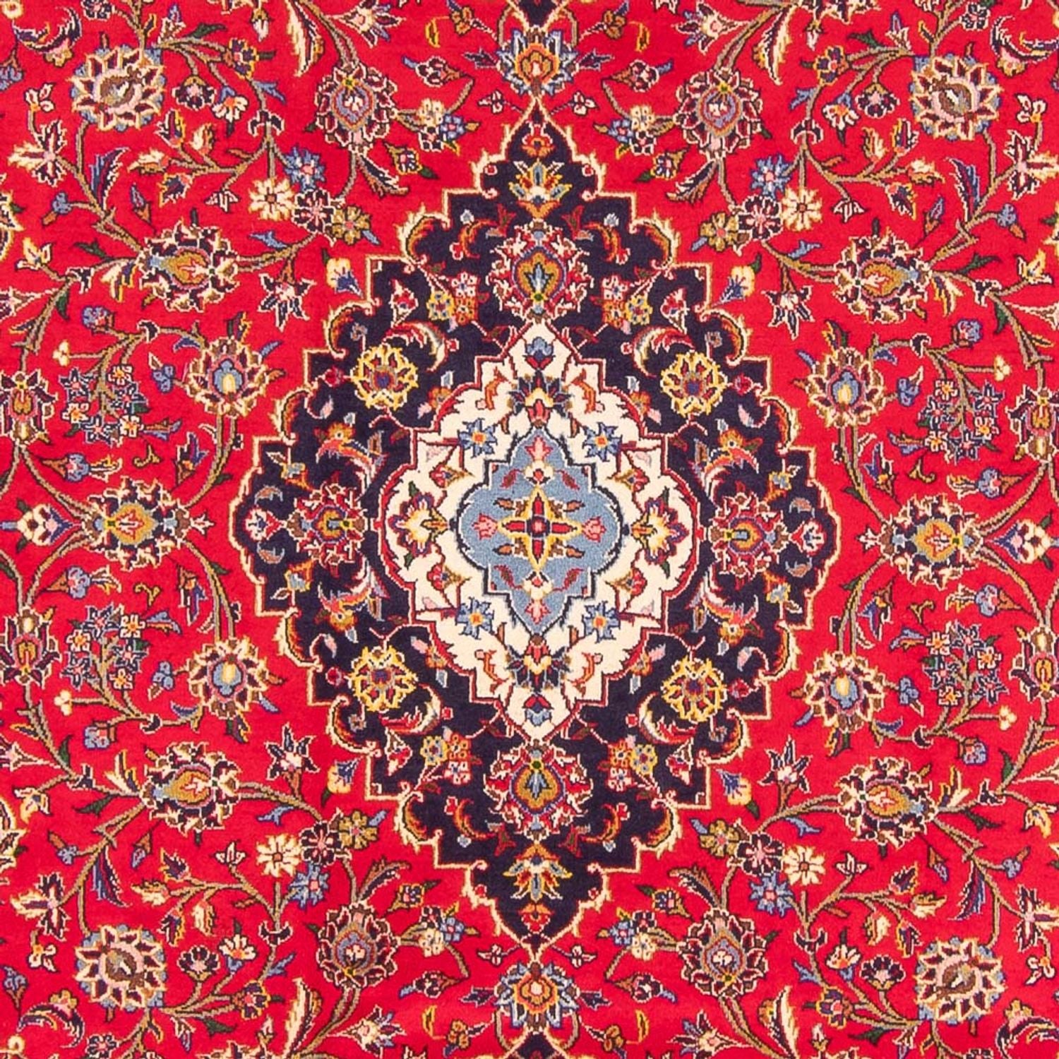 Alfombra persa - Keshan - 346 x 247 cm - rojo