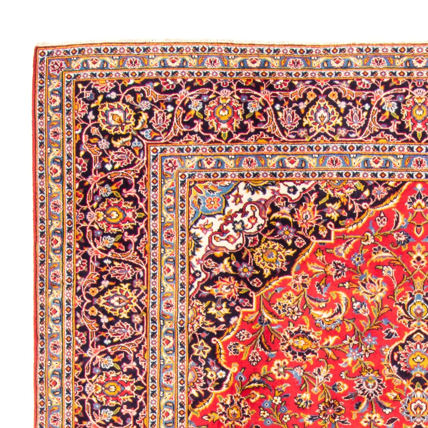 Alfombra persa - Keshan - 348 x 247 cm - rojo