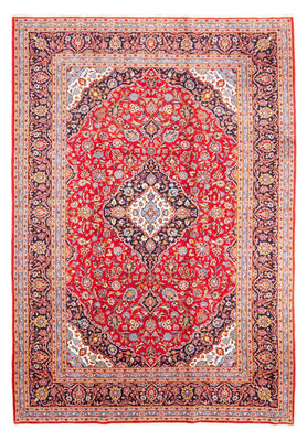 Alfombra persa - Keshan - 349 x 247 cm - rojo