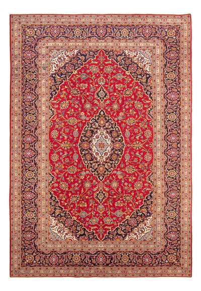 Kashan Alfombra 245x352cm - Alfombra persa - rojo