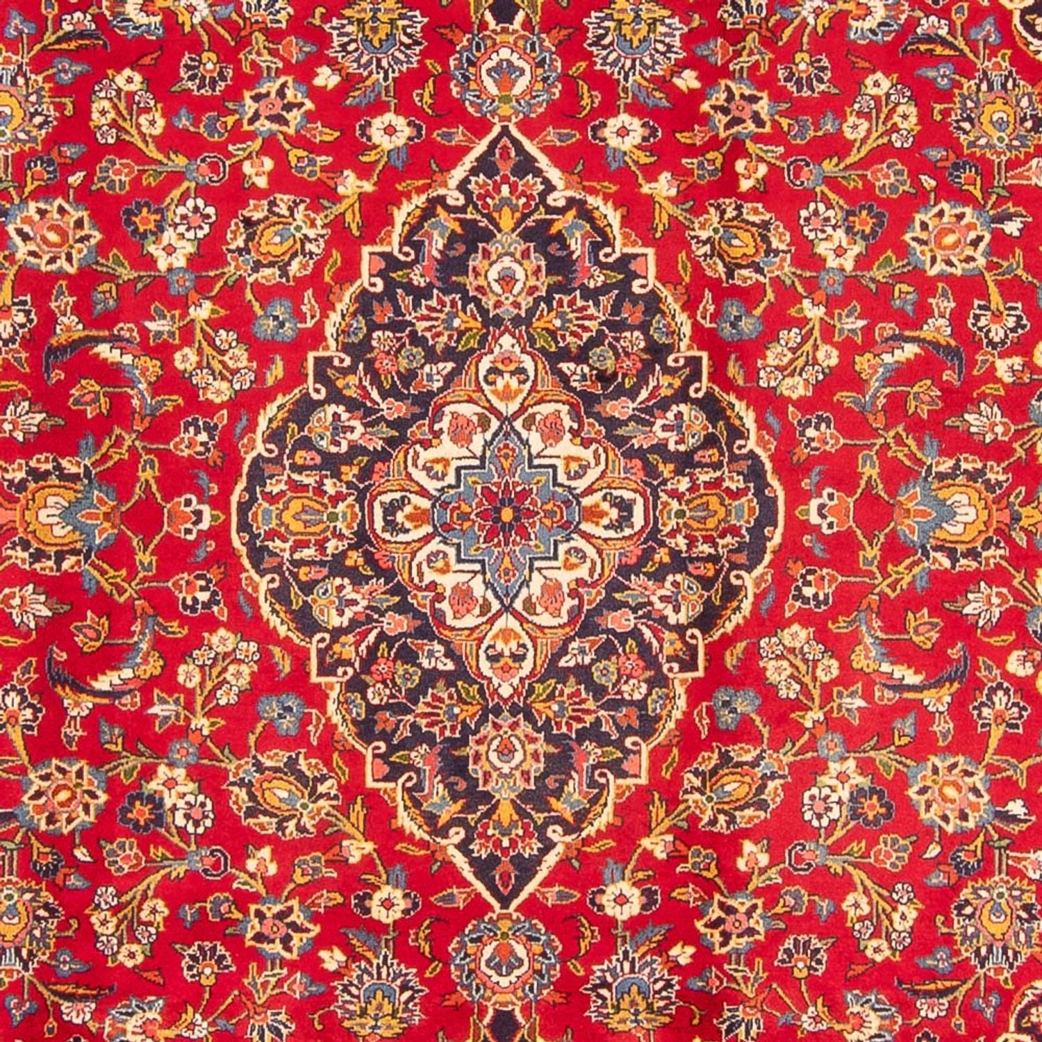 Alfombra persa - Keshan - 343 x 252 cm - rojo