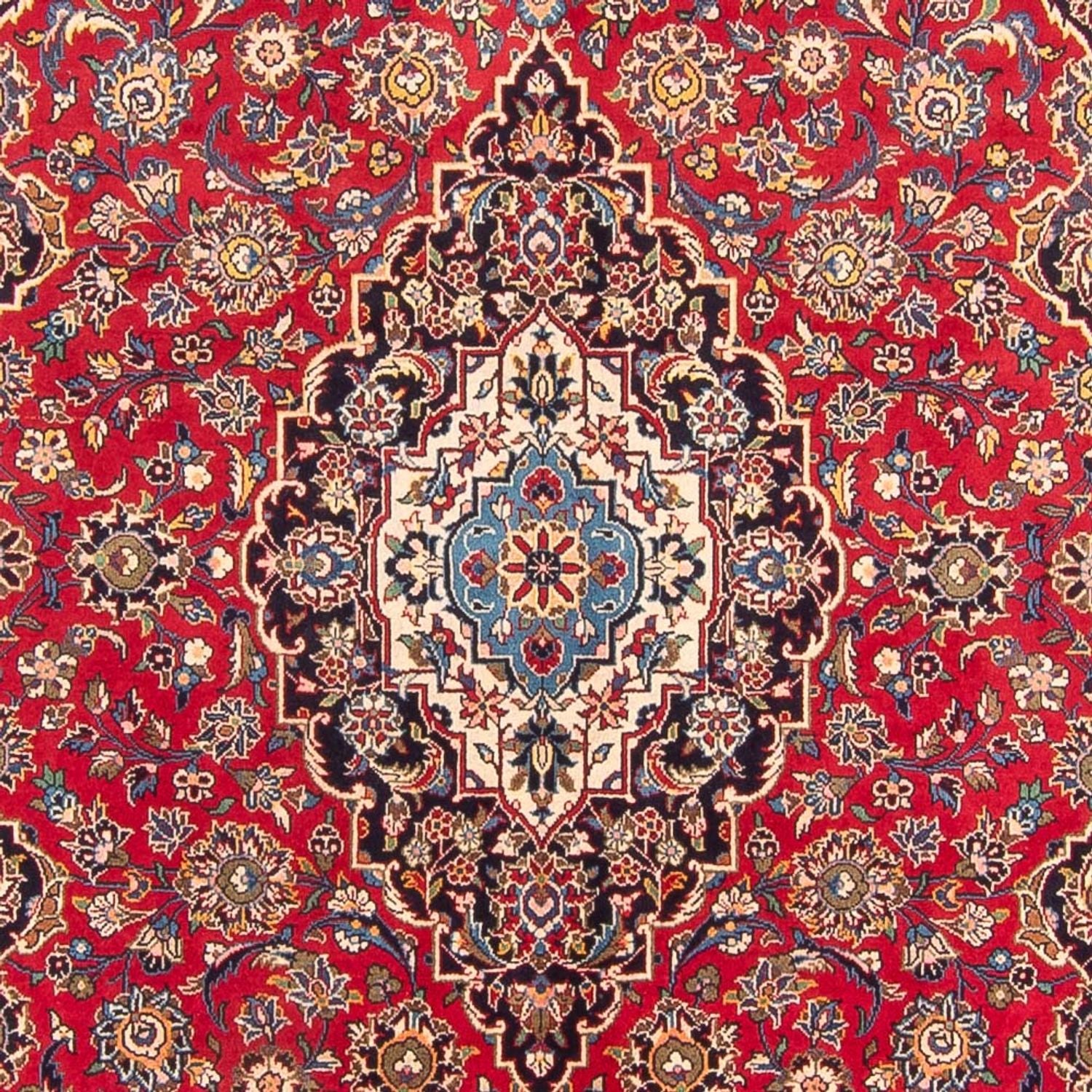 Alfombra persa - Keshan - 346 x 250 cm - rojo