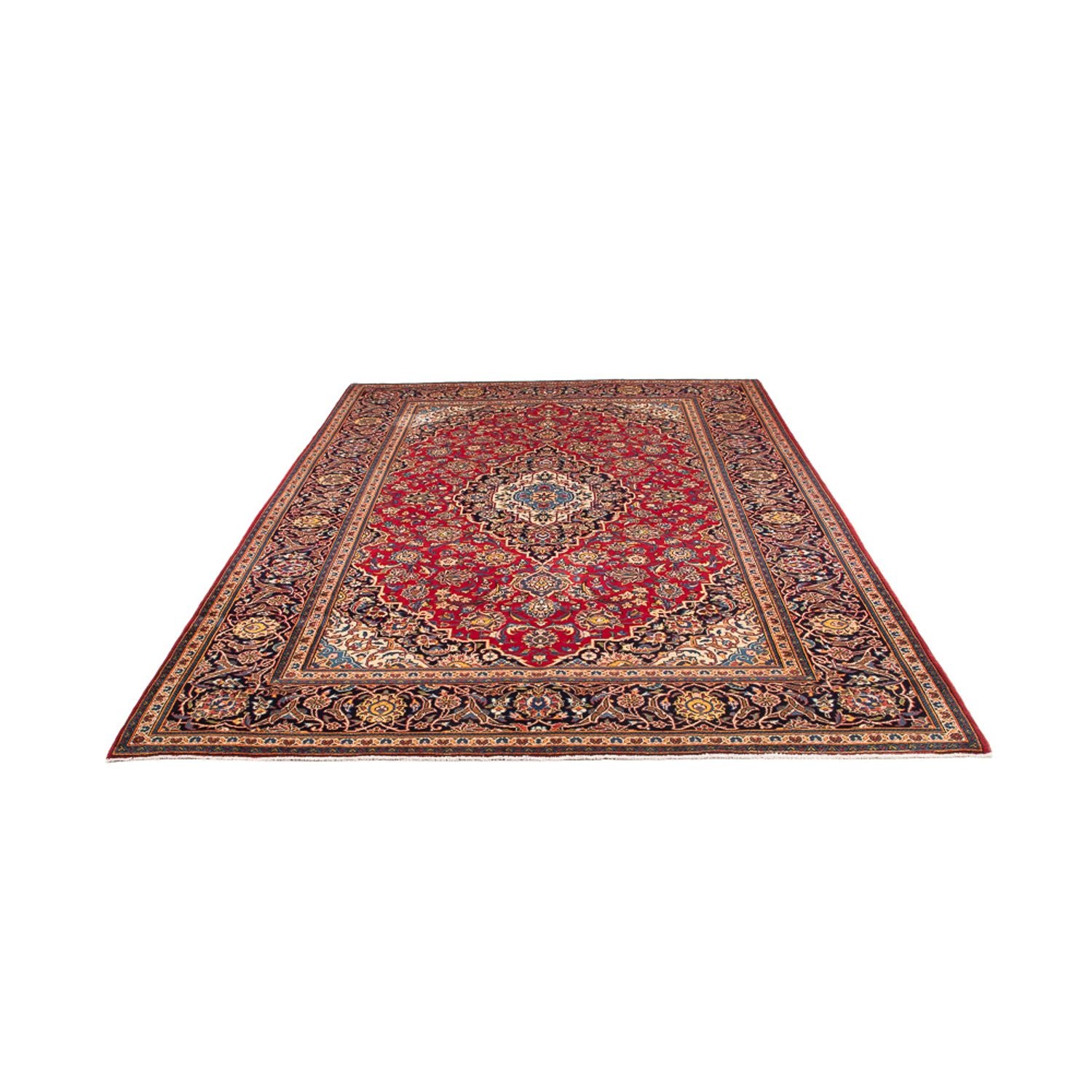 Alfombra persa - Keshan - 346 x 250 cm - rojo
