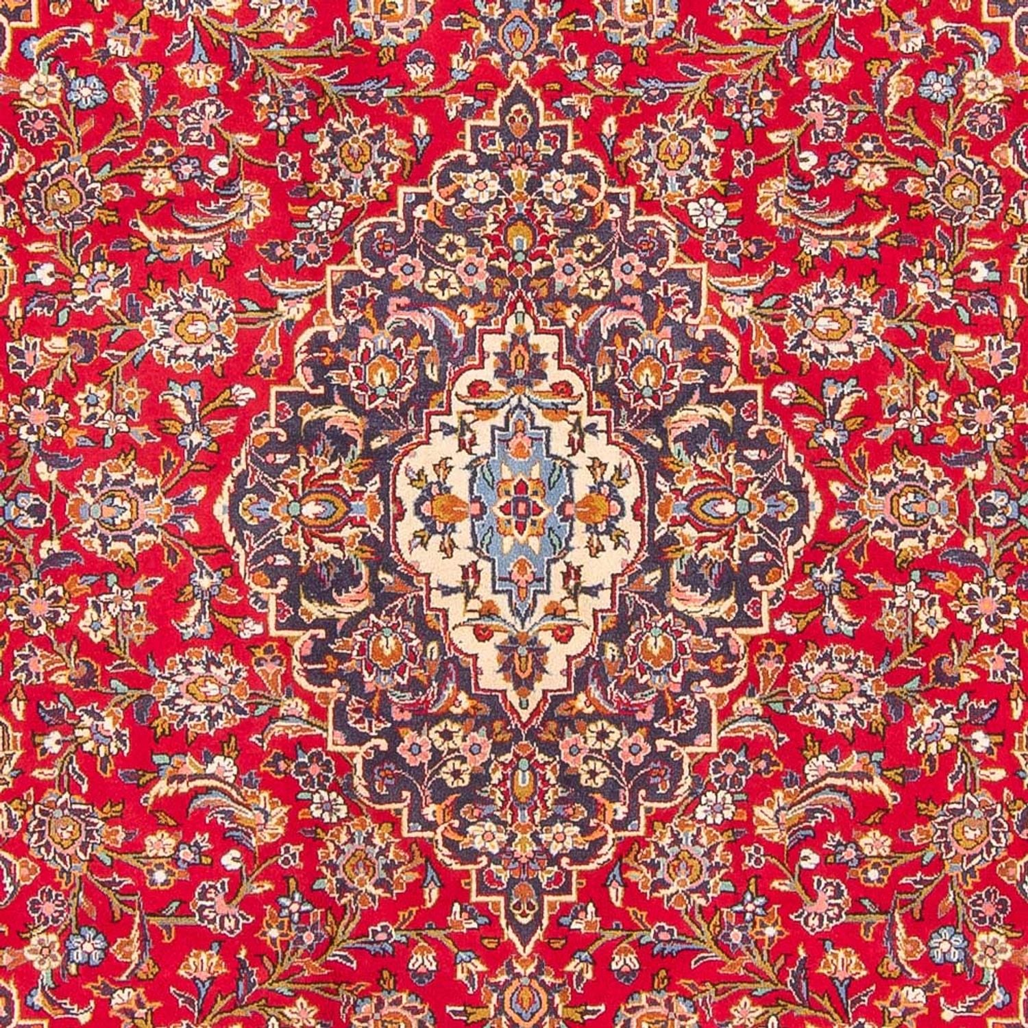 Alfombra persa - Keshan - 346 x 250 cm - rojo