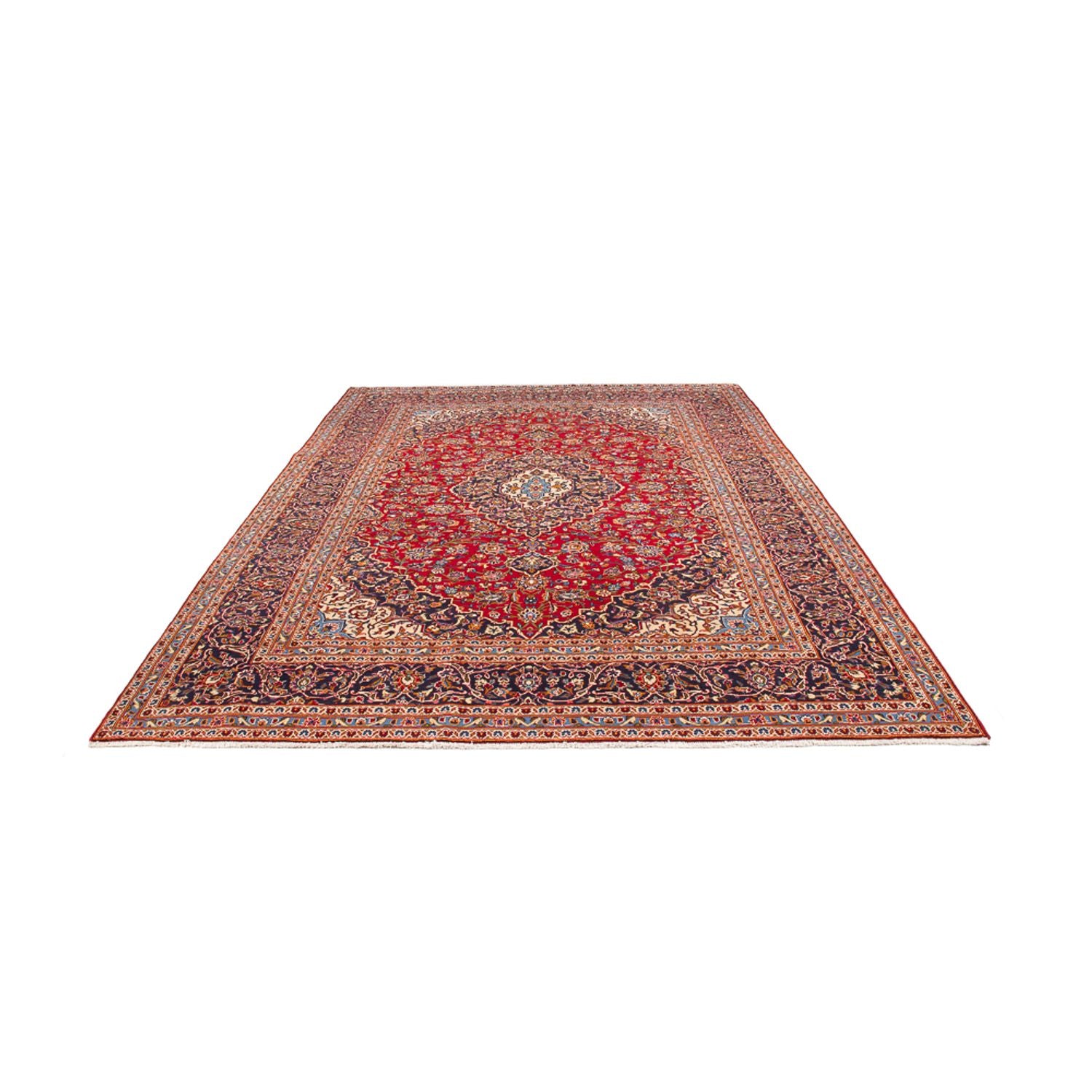 Alfombra persa - Keshan - 346 x 250 cm - rojo