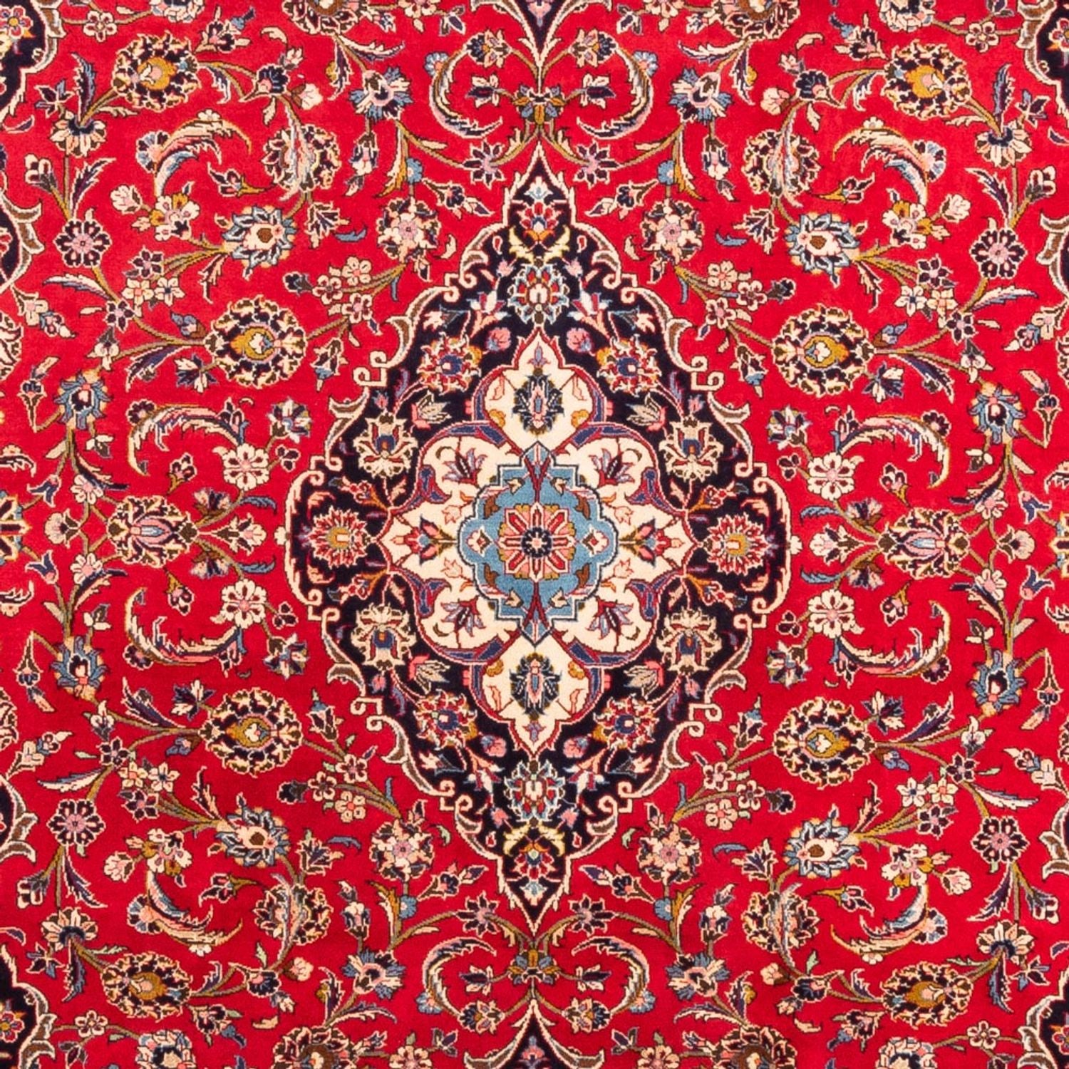 Alfombra persa - Keshan - 354 x 245 cm - rojo