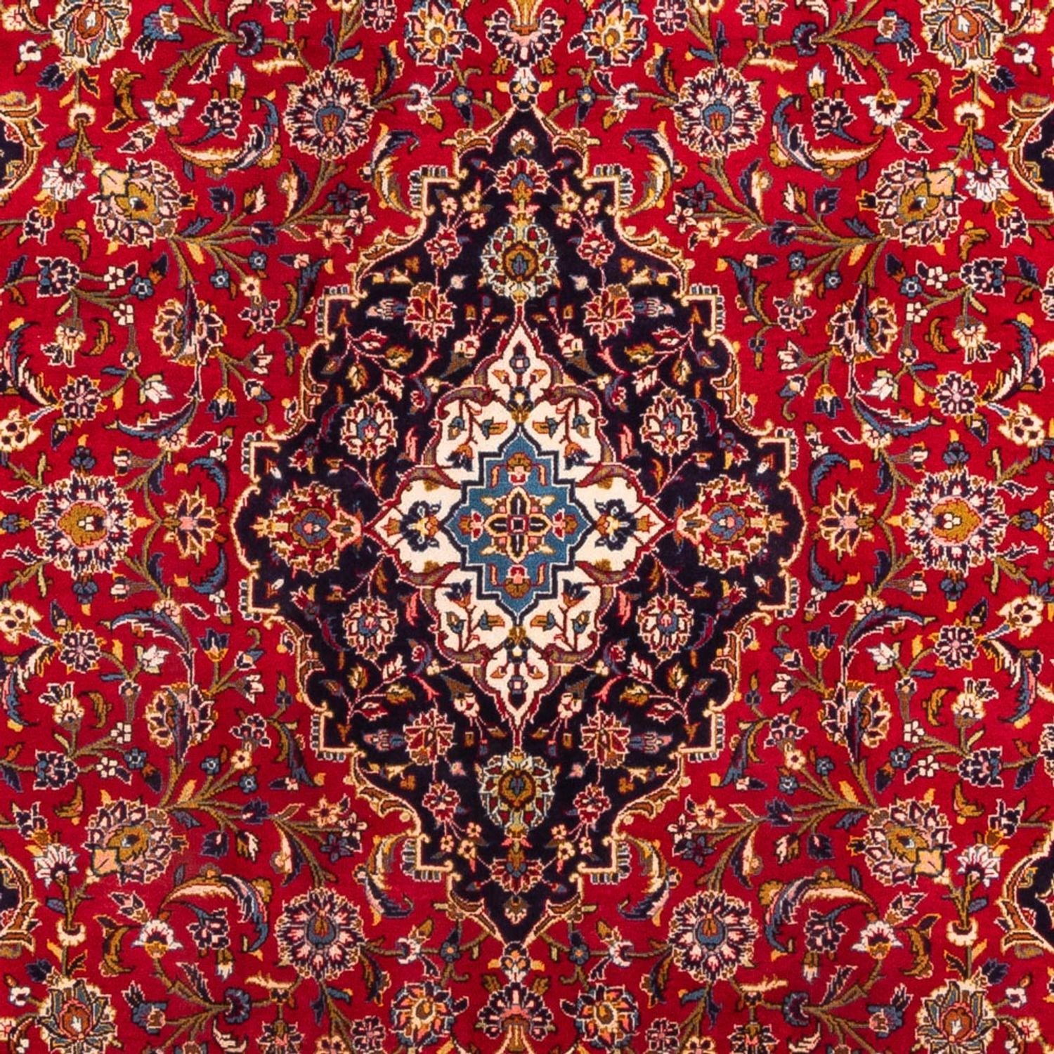 Alfombra persa - Keshan - 350 x 248 cm - rojo