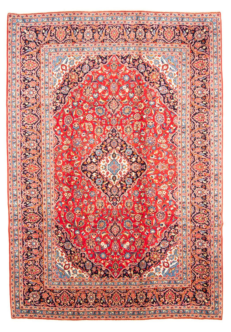 Alfombra persa - Keshan - 355 x 245 cm - rojo