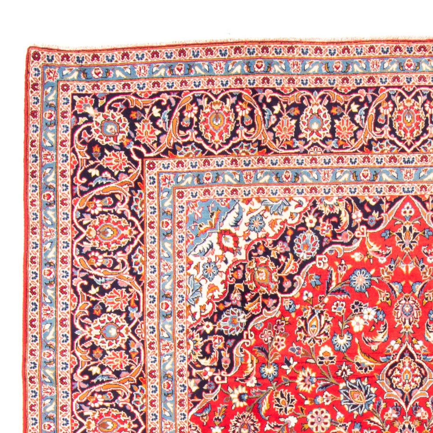 Alfombra persa - Keshan - 355 x 245 cm - rojo