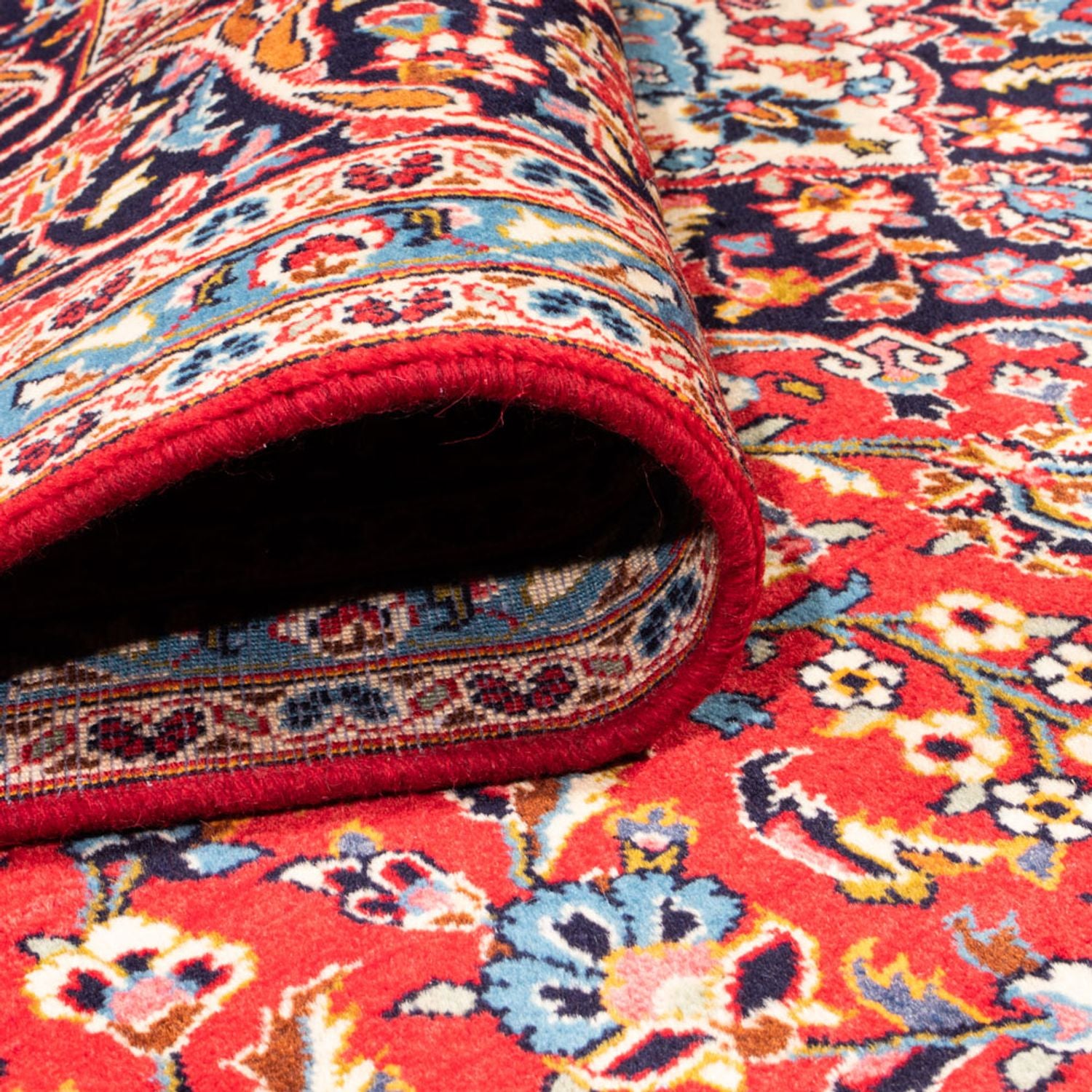 Alfombra persa - Keshan - 355 x 245 cm - rojo